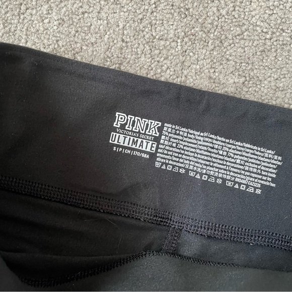 VS Pink Ultimate Leggings - Lined with Fleece - Size Small - Excellent Condition - Picture 3 of 4